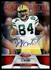 2011 Panini Certified Mirror Red Signatures D.J. Williams Rookie Auto 220/250