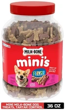 Milk-Bone Mini's Flavor Snacks Dog Treats, 36 Ounce Crunchy Texture