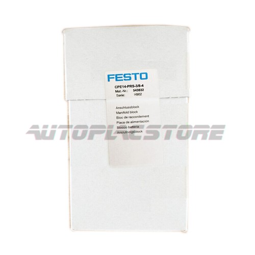 1 Stück 1 Stück Neu für Festo Druckluftblock CPE14-PRS-3/8-4 543832 ~ - Bild 1 von 5