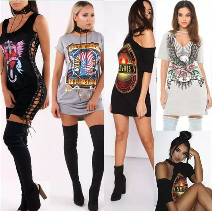 Rock chick t shirt best sale dress