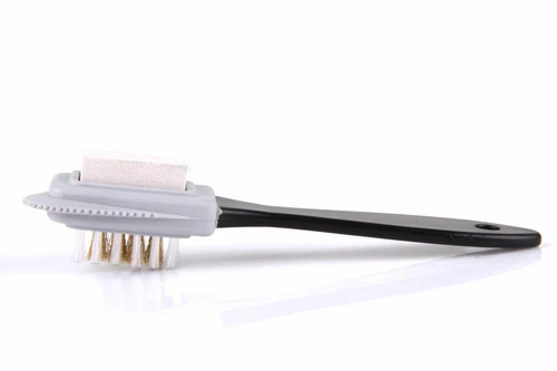 Wildlederbürste - Raulederbürste 16 cm Rub & Clean mit Lederradiergummi z2447
