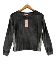 Boux Avenue grey velour sweatshirt Loungewear Sweatshirt Size 10 casual gym