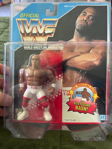 WWF Series 5 Hasbro Virgil MOC w/ Defender Case...