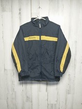 Columbia Youth 10/12 Insulated Winter Jacket Blue Yellow Missing Hood