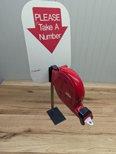 B80 Turn-O-Matic Take A Number Ticket Dispenser Kit