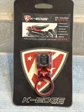 K-EDGE Adjustable Stem Mount for Cateye Computer, Red [tyo]