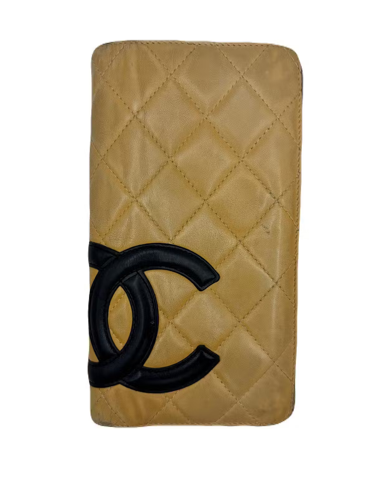 Chanel Brown Leather Long Wallet Pre-Owned E0530-24