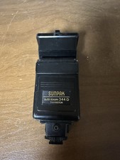 SUNPAK AUTOZOOM 344D THYRISTOR Electronic Flash Unit Nikon Pentax Untested