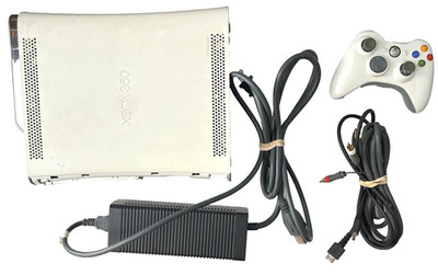Microsoft Xbox 360 White Console Bundle   Controller, Power & HDMI   Tested