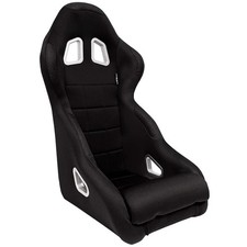 ATST x1 Universal Premium Fixed Back Bucket Seat Black Fabric Drift Track Rally