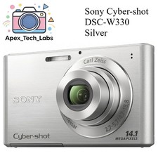 Sony Cyber-shot DSC-W330 Digital Camera 14.1MP 4x Optical Zoom Silver English