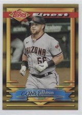 2021 Topps Finest Flashbacks Gold Refractor 31/50 Kole Calhoun #30 0s3