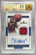 Chris Webber 2015 National Treasures #MTS-CW Patch Auto 17/77 BGS 9.5/10
