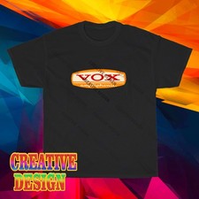 NEW! VOX Amplifiers Amps Logo Long Sleeve T-Shirt Funny Size S to 5XL