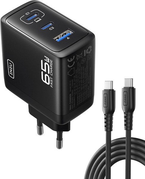 65W Usb C LadegeräT SchnellladegeräT Gan Adapter FüR Iphone Macbook Samsung-image