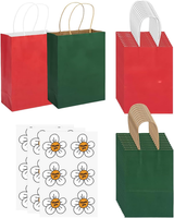 Kleine PapiertüTen GeschenktüTen 18 StüCk 15 X 8 X 21 Cm Rot Und GrüN Geschenktü
