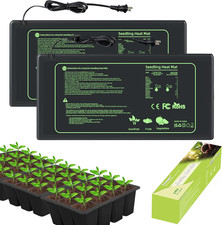 Seedling Heat Mat for Seed Starting, 2 Pack Plant Heat Mats Indoor Germination G