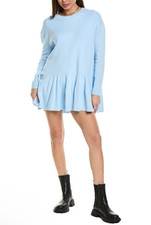FREE PEOPLE Time On My Side Light Blue Mini Dress Size M, NEW NWOT, MSRP $148