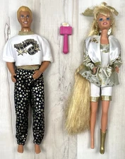 VTG 1992 MATTEL Hollywood Hair Barbie & Ken Dolls Accessories *No Boots/Rings*