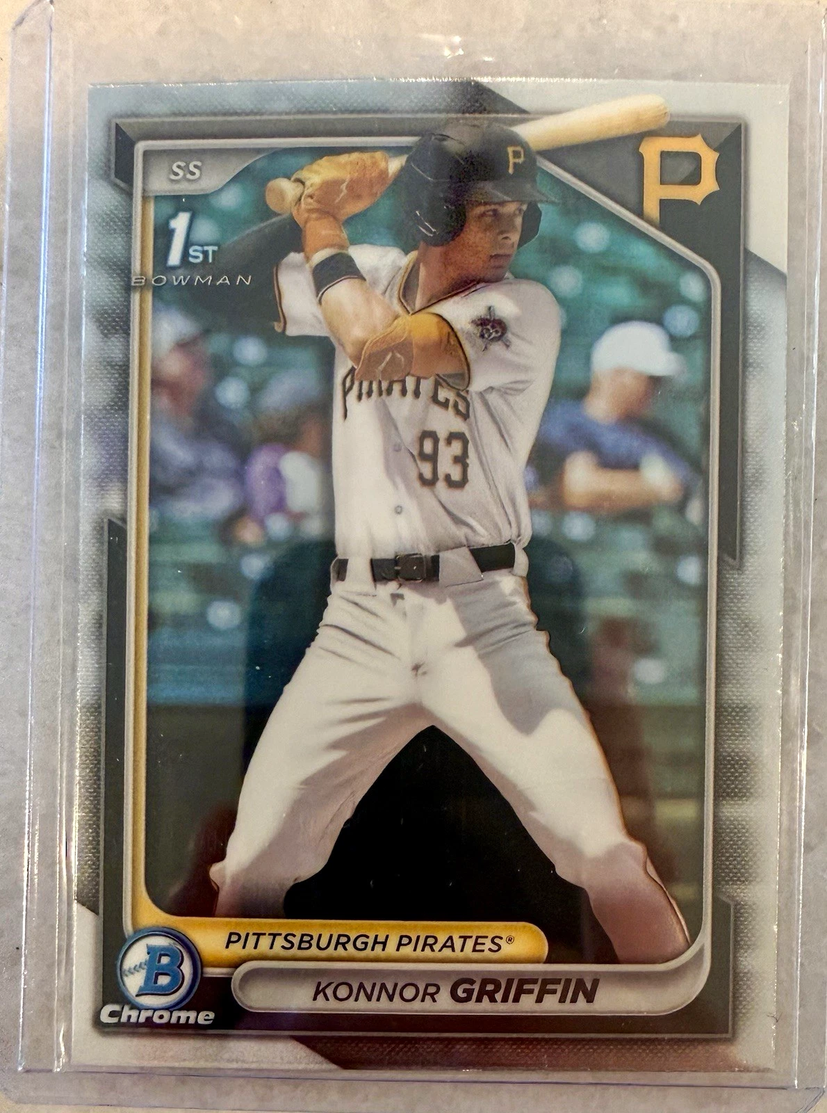 Topps 2024 Bowman Chrome 1st Bowman Konnor Griffin BDC-21 Pirates - product detail image 1