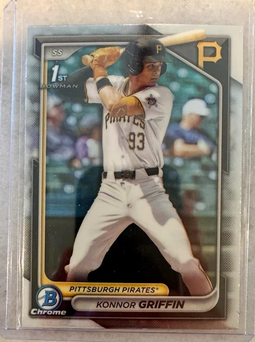 Topps 2024 Bowman Chrome 1st Bowman Konnor Griffin BDC-21 Pirates  - product listing photo