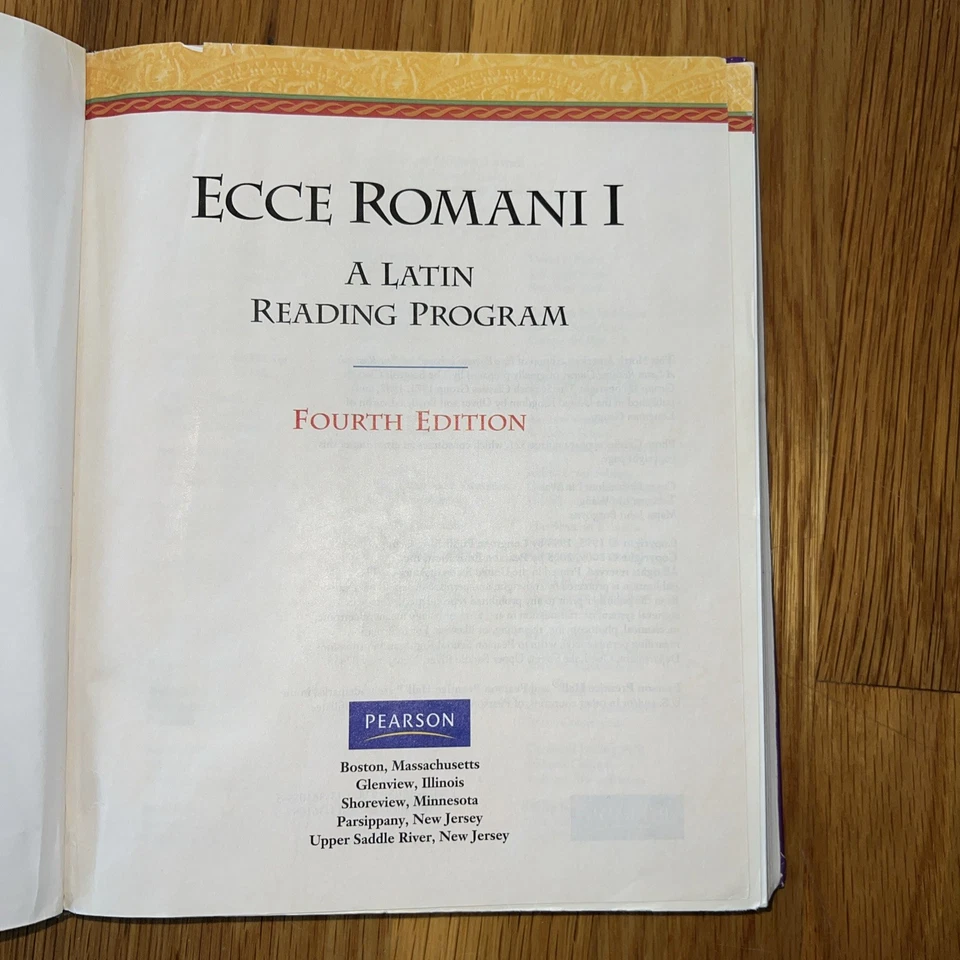 Ecce Romani, Vol. 1: A Latin - Hardcover, by Burns James MacGregor; - Good - Image 2 of 2