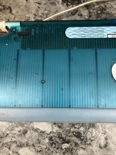 Vintage Retro Apple USB Keyboard (M2452) & Mouse (M4848)-iMac Bondi Blue-TESTED! - Picture 7 of 11