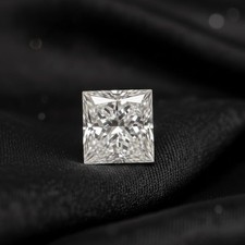 Certified Natural D Color 7 Ct Princess Cut Lab Grown Looss Diamond VVS1 Clarity
