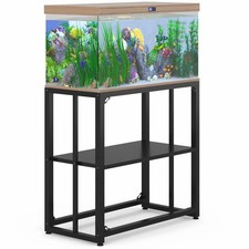 Fish Tank Stand 20-29 Gallon, Metal Aquarium Stand, 31.5" L x 16.7" W 29.1  H  ...