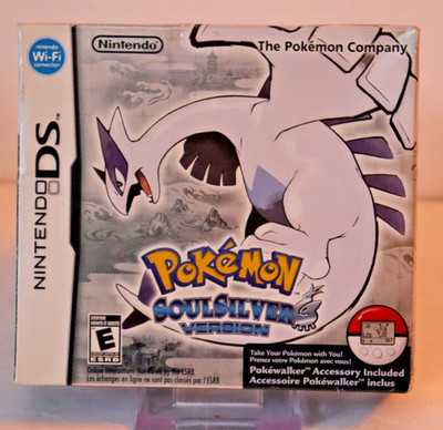 Pokemon SoulSilver Big Box Pokewalker CIB Tested NTSC No Cardboard Authentic