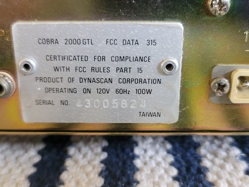 RADIO CB COBRA 2000GTL CON EXTRA LOOK - Foto 13 di 20