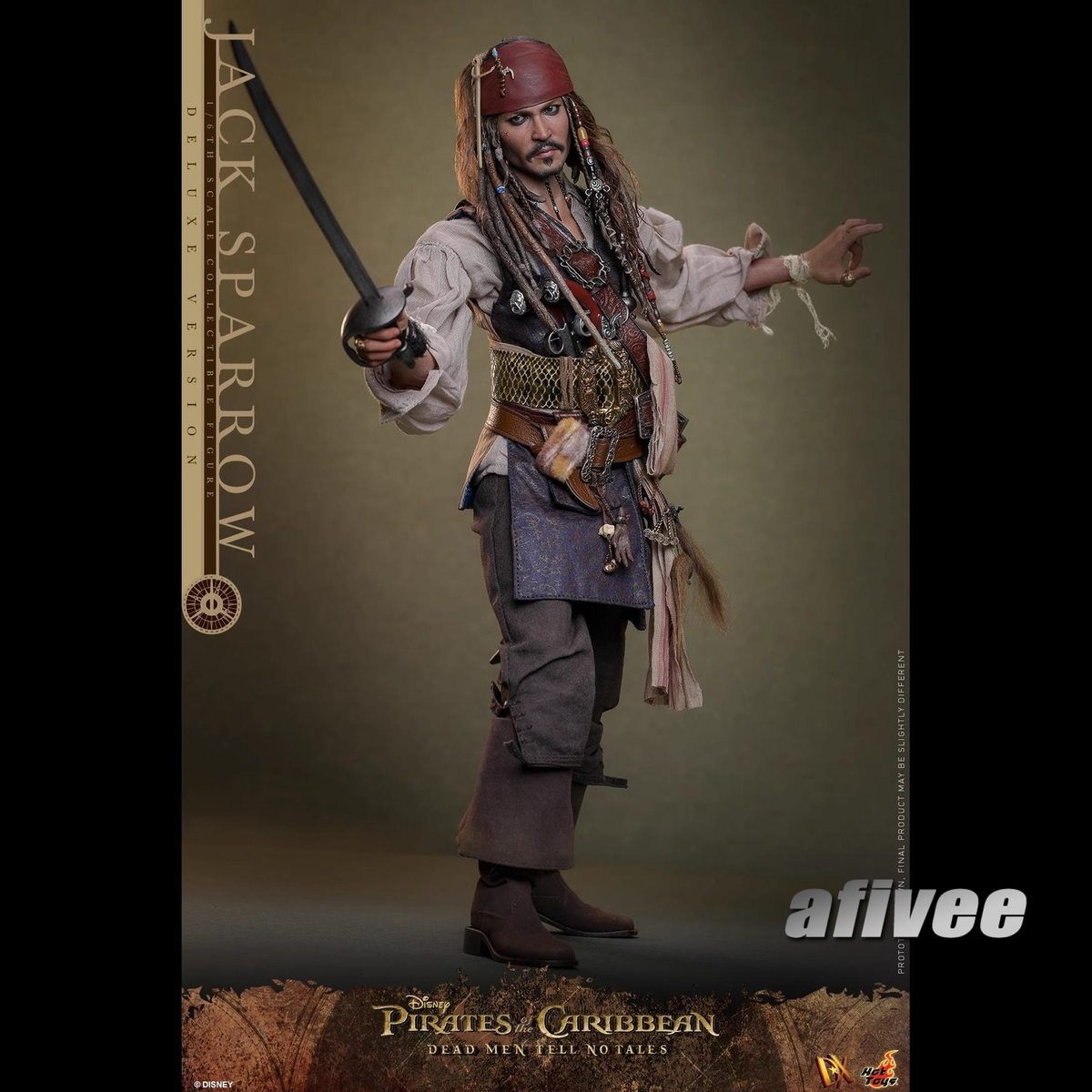 Jack Sparrow アクションフィギュア Jack Sparrow Sixth Scale Figure by Hot Toys | Sideshow Collectibles