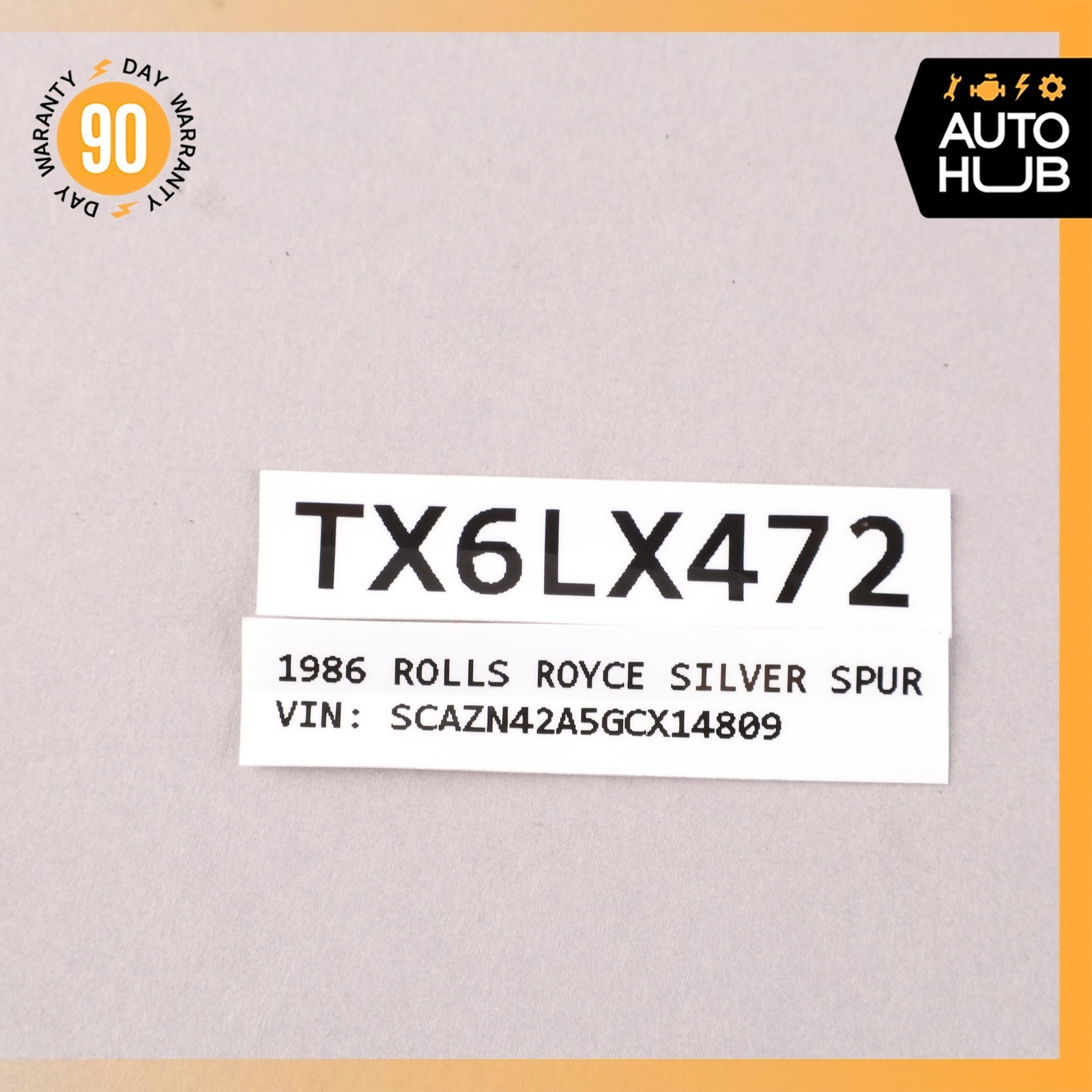 Rolls-Royce Silver Spur 1985-1997 Cooling fan motor