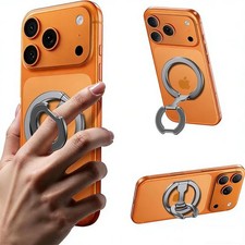 Portable Double-Sided Magnetic Phone Stand Adjustable  Compatible with iPhone