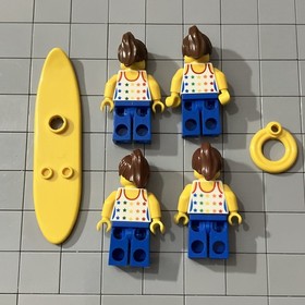 LEGO MINIFIGURE City Marina Girl  Cty0233 Set 4644-1 Marina Lot H8 47