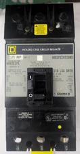 Square D KHB36175 Type KHB 175A 3-Pole 600V I-Line Circuit Breaker Molded Case