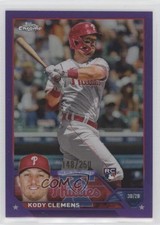 2023 Topps Chrome Purple Refractor 148/250 Kody Clemens #135 0lb2