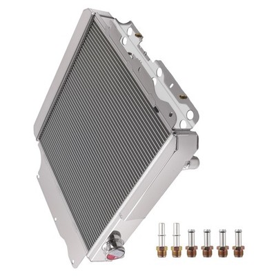 4 Row Aluminum Coolant Radiator for Jeep Wrangler TJ 1987-2006 52080180A 2101