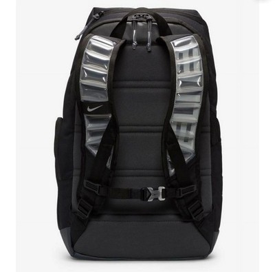Nike Mens Hoops Elite Backpack, Black Anthracite and Metallic