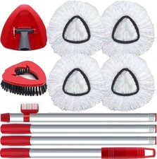 Spin Mop Head and Brush Replacement Compatible with O Cedar EasyWring 1-Tank ...