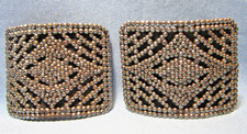 Art Deco 1920's Victorian SHOE BUCKLES  French Marcasite Cut Steel
