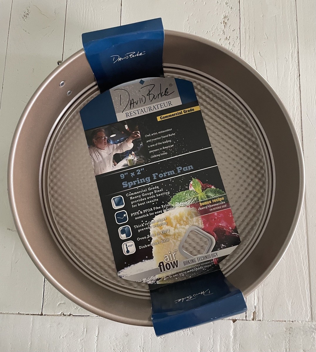 David Burke Spring Form Pan 9” Round Nonstick Commercial Grade