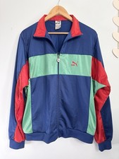 PUMA Vintage 80s/90s Retro Full Zip Jacket Tracksuit Top