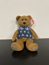 Ty Beanie Babies All-Star Dad Fathers Day Bear 2006 with Tags