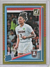 Tee-Hina Paopao 2025 Panini Donruss WNBA Gold Glitter Rated Rookie #09/10