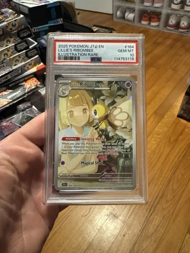 Pokémon TCG - Lillie’s Ribombee 164/159 - Journey Together - PSA 10