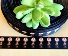 7/8" 1 YD Charlie Brown Grosgrain Ribbon Peanuts Character Ribbon