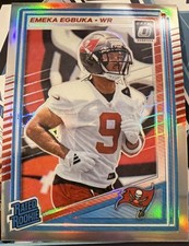 2025 Panini Donruss Optic Rated Rookie Prizm Emeka Egbuka #265 Buccaneers