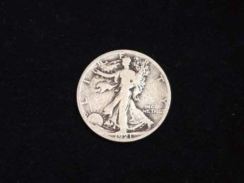 1921-S Walking Liberty Silver Half Dollar Good+ 10525