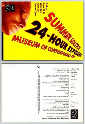 Continental Summer Solstice Museum Contemporary Art Postcard